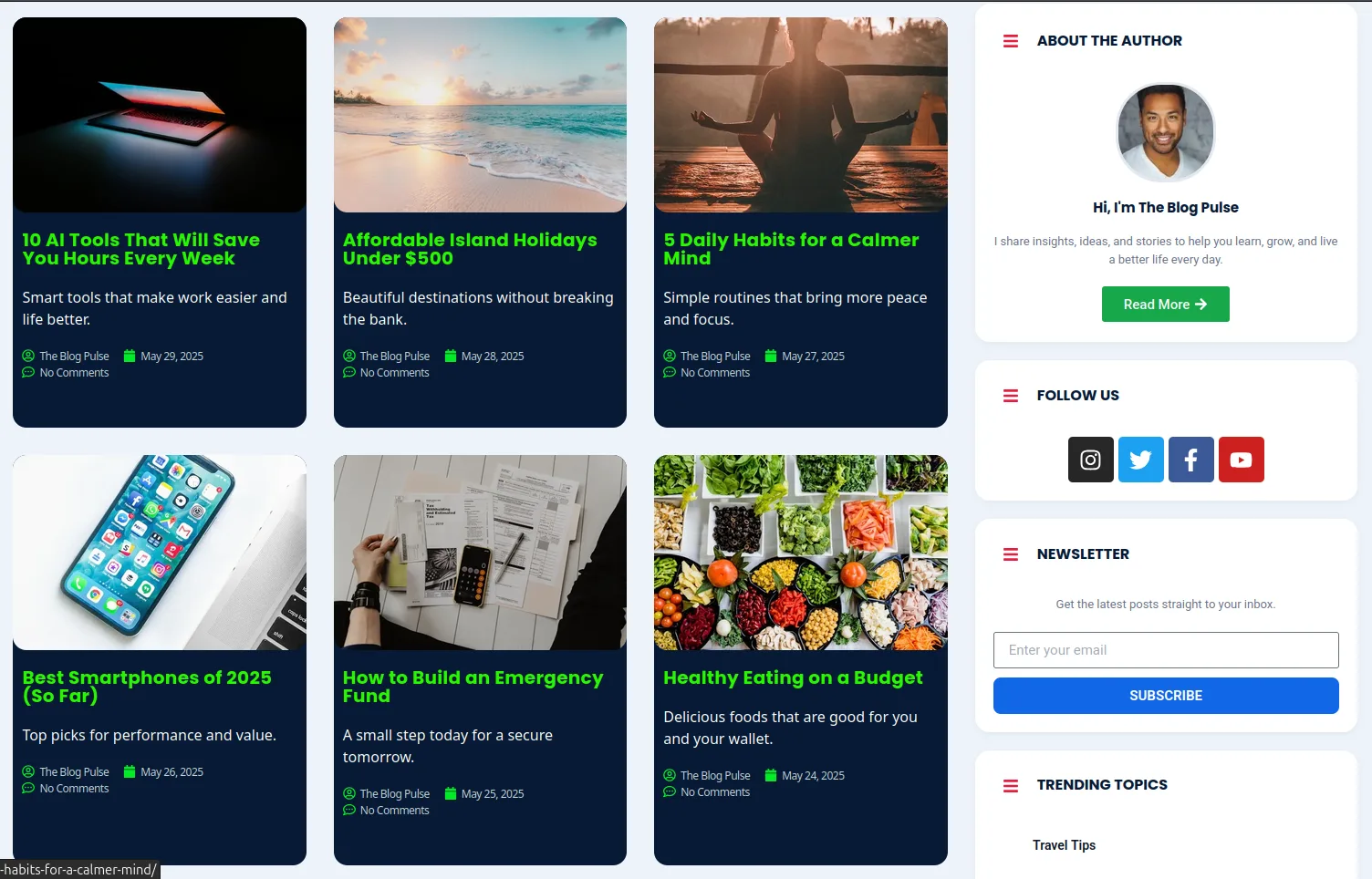 WordPress  Auto Blog Website Development Figma Desgine + Elementor thumbnail 2